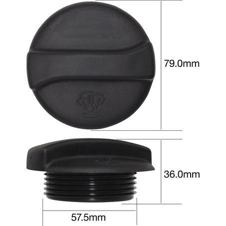 TRIDON RECOVERY RADIATOR CAP - (TRS41)
