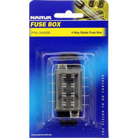 Narva Fuse Box Standard Blade 4 Way 30A 1 Pce
