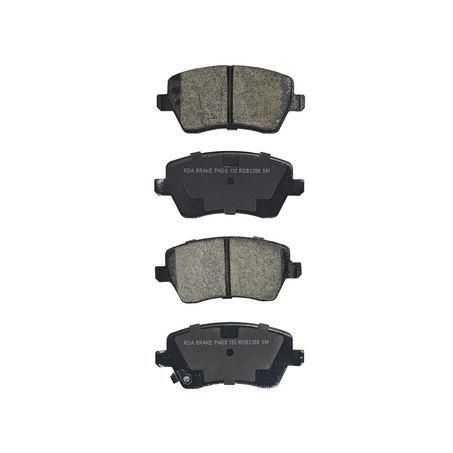 RDA BRAKES RDA GP Max General Purpose Low Metallic Brake Pad Set RDB2356