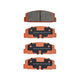 RDA BRAKES RDA GP Max General Purpose Low Metallic Brake Pad Set RDB372