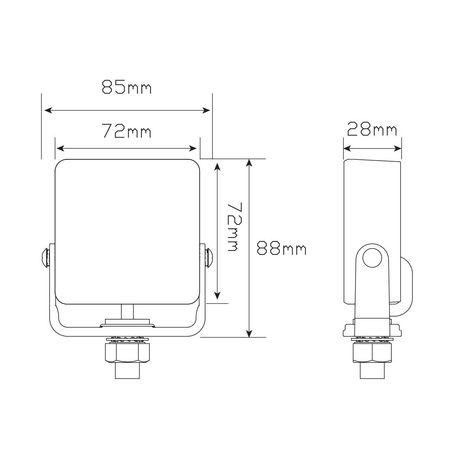 LED AUTO LAMPS LED Autolamps White Led Emergency Lamp With Synchronis