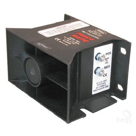 PRECO Back Up Alarm 12 or 24V 87-112Db Self Adjusting ACX5008