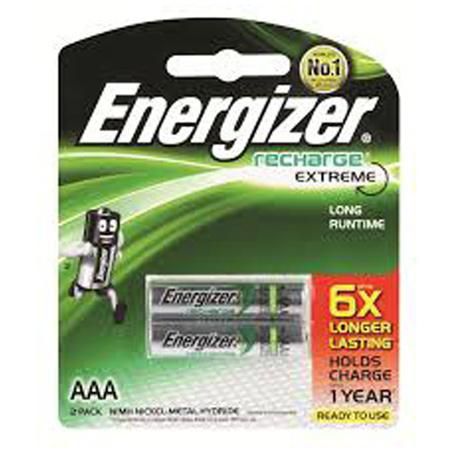 ENERGIZER PRODUCTS Energizer AAA Battery Recharge Extreme 2Pk E000039600