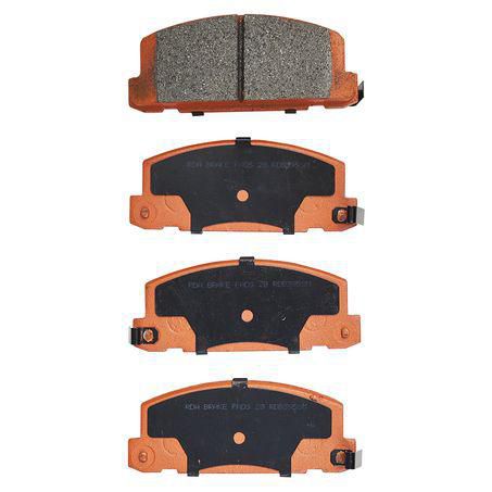 RDA BRAKES RDA GP Max General Purpose Low Metallic Brake Pad Set RDB395