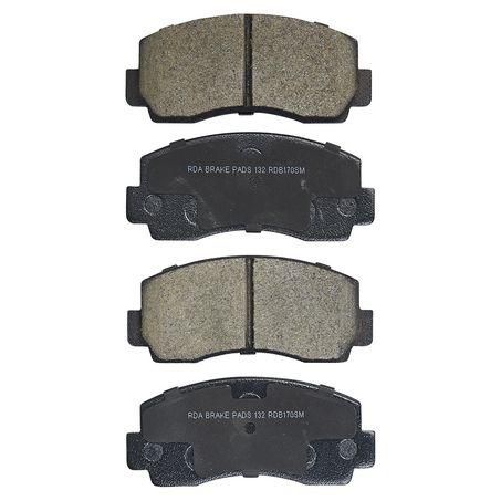 RDA BRAKES RDA GP Max General Purpose Low Metallic Brake Pad Set RDB170