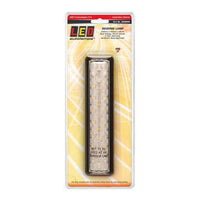 LED AUTO LAMPS 12/24V Reverse Light 200x50mm With 25 LEDs Black Bracket