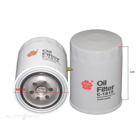 SAS AUTO PARTS OIL FILTER OFZ503