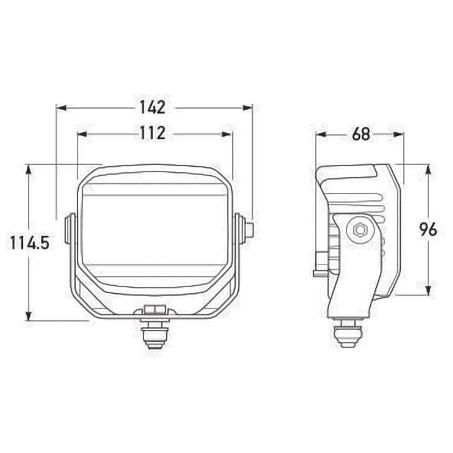 HELLA LED Worklamp Pb1500 9-33V 1557