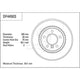 TRW Disc Brake Rotor 300mm x 18.4 Min