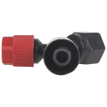 Atco Steel Fitting # 8 FOR - Reduced Beadlock #8 45° With R134a Port SRX1312-3