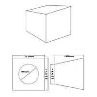 Pair of 4" Sealed Speaker Enclosures | Black Carpet, Compact Design