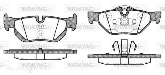 BRAKE PADS R BMW SERIES 1 E87 04>
