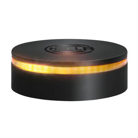 HELLA - 12/24V K-LED Rebelution Flashing Beacon Amber Fixed Mount 2XD455255001