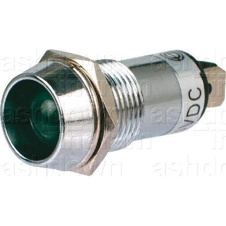 OEX Pilot Light LED Green 24V Blade Terminals