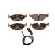 RDA GP MAX LOW METALLIC BRAKE PAD SET BMW RDB1245