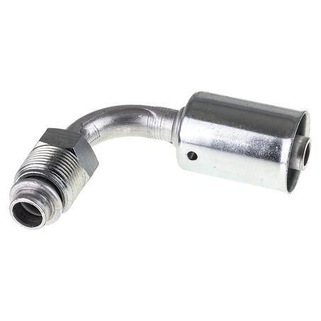 Atco Aluminium Fitting # 8 MOR - Beadlock #8 90° BLX1422