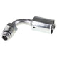 Atco Aluminium Fitting # 8 MOR - Beadlock #8 90° BLX1422
