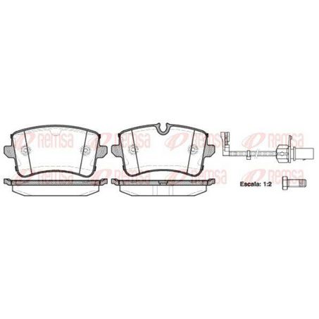 Remsa HPT Brake Pad Set (DB2752) - 1343.10