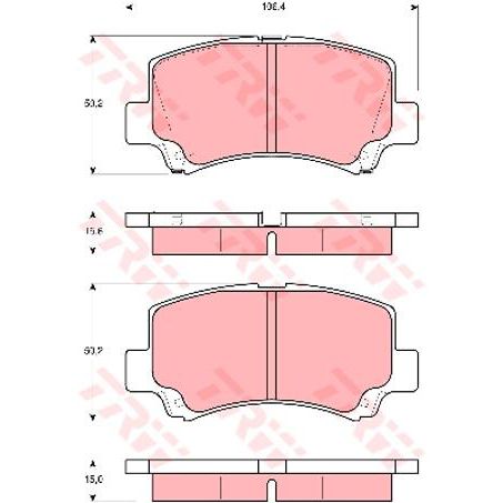TRW Brake Pad Set (DB1459)
