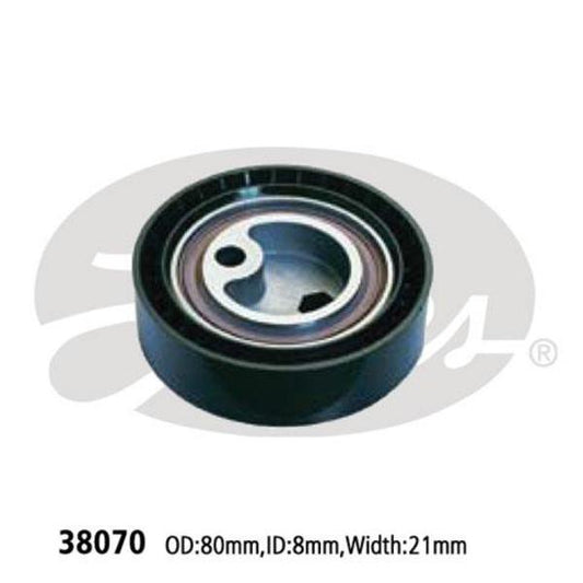 GATES DRIVE BELT IDLER PULLEY 80MM FLAT 38070