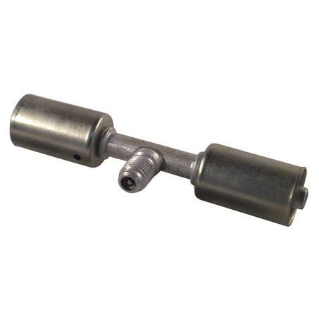 Atco Aluminium Fitting # 6 Splicer Beadlock #6 Straight With R12 Port BLX6101-1