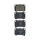 RDA FRONT DISC BRAKE PADS - MAZDA 323 BF 85-89 RDB406