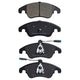 RDA BRAKES RDA GP Max General Purpose Low Metallic Brake Pad Set RDB2256