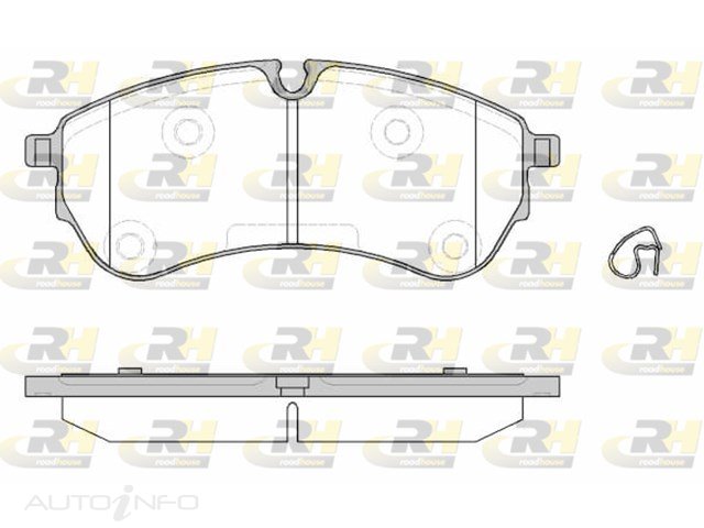 BRAKE PADS FRONT VW CRAFTER 2016-ON163.6*67.6*20.8 RDB1830-00-RH