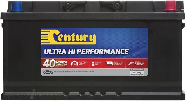 CENTURY BATTERIES 12V 860CCA 40MTH 353*175*190 - DIN85LHX MF