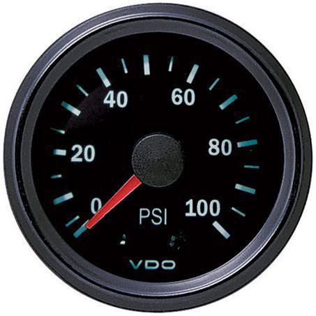 VDO Pressure Gauge Mechanical (0 - 100 psi) 150077027