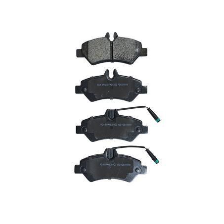 RDA GP MAX LOW METALLIC BRAKE PAD SET MERCEDES-BENZ VOLKSWAGEN RDB2118