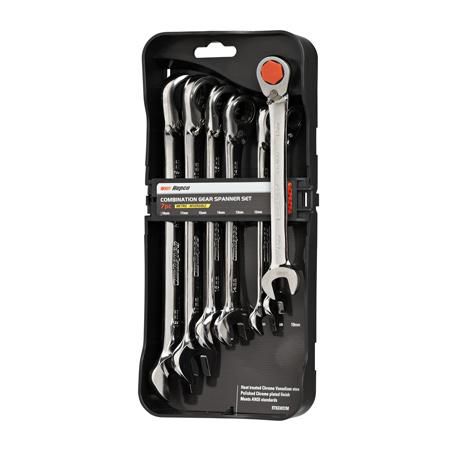 Repco 7 Piece Ratcheting Spanner Set - Metric RTKGW37M