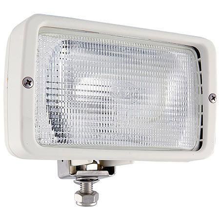 HELLA Halogen Work Light Rectangle 12V Flood Beam 2859