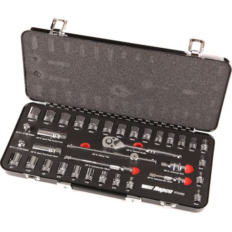 Repco 35 Piece AF & Metric 3/8 inch Socket Set RTK3203
