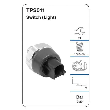 TRIDON OIL PRESSURE SWITCH (LIGHT)