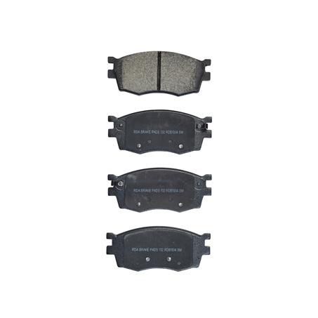 RDA GP MAX LOW METALLIC BRAKE PAD SET HYUNDAI ACCENT I20 KIA RIO RDB1934