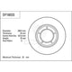 TRW Disc Brake Rotor 298mm x 22 Min
