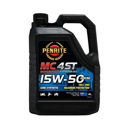 Penrite Motorcycle 4 Stroke Semi Synthetic 15W-50 Engine Oil 4L