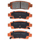 RDA BRAKES RDA GP Max General Purpose Low Metallic Brake Pad Set RDB2219