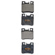 RDA BRAKES RDA GP Max General Purpose Low Metallic Brake Pad Set RDB1321