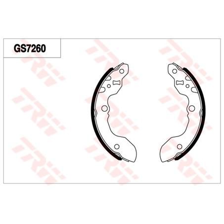 TRW Brake Shoe 220mm x 35.5mm