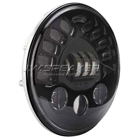JW SPEAKER LED Head Light 12V High Low Park 8790A Black Adaptive 0551321