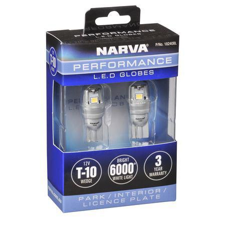 BULB WEDGE 12V T10 LED (2) 18240BL