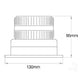 Preco Strobe Amber 12 to 110V Magnetic Mount ACX2205