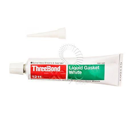 3 BOND ADHESIVES Threebond Silicone Liquid Gasket 100gm White 61211-100