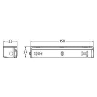 HELLA 12V LED Daytime Running Light Rectangle 5636