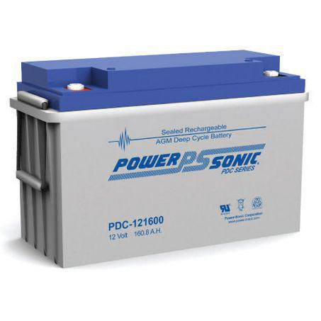 POWERSONIC AGM D/CYCLE 12V-160A/H