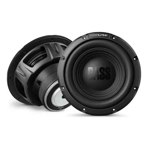 Alpine S-B10S4 10" Baseline Series Subwoofer | 250W RMS, 4-Ohm, Compact Car Audio Bass