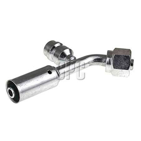 OEX Steel Fitting # 6 FOR - Reduced Beadlock #6 45 With R134a Port