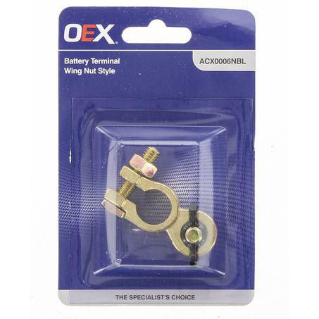 OEX Battery Terminal Wing Nut Negative ACX0006NBL